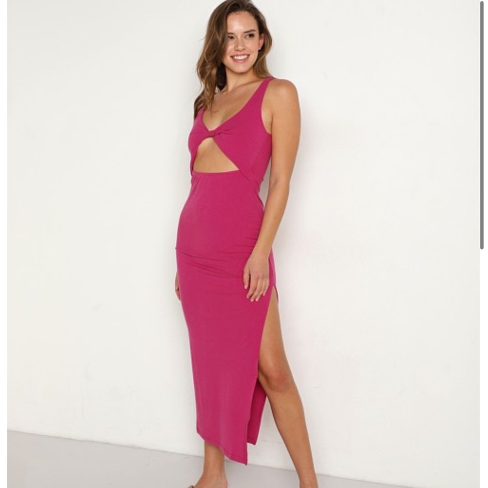 L*Space reversible pink midi dress